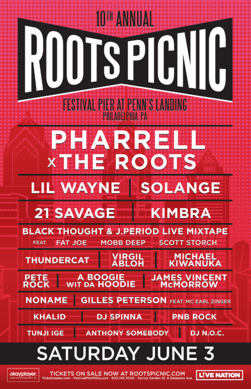 The Roots annonce la programmation de la 10eme édition de leur festival
