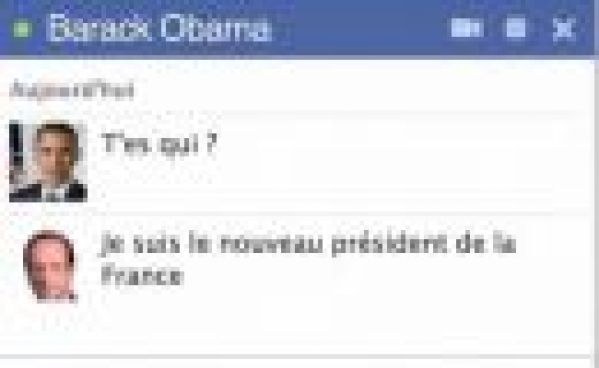 Hollande passe Président sur Facebook : insolite !