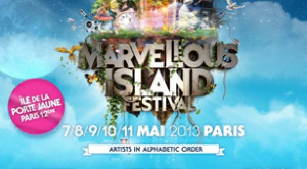 Marvellous Island Festival c’est du 7 au 11 mai à Ile de la Porte Jaune- Paris 12ème !