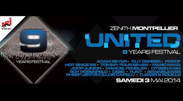United 9 Years Festival au Zénith de Montpellier