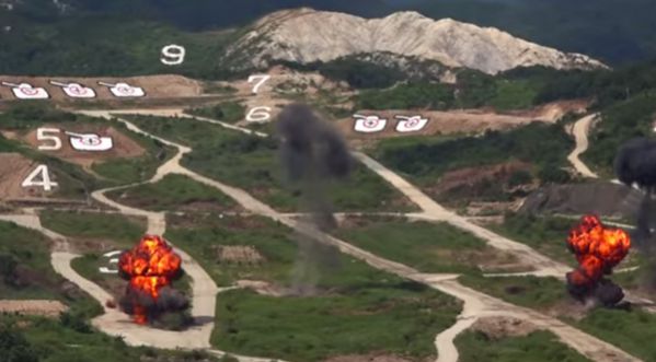 Armée Américaine et Sud-Coréenne : exercice de tir réel !
