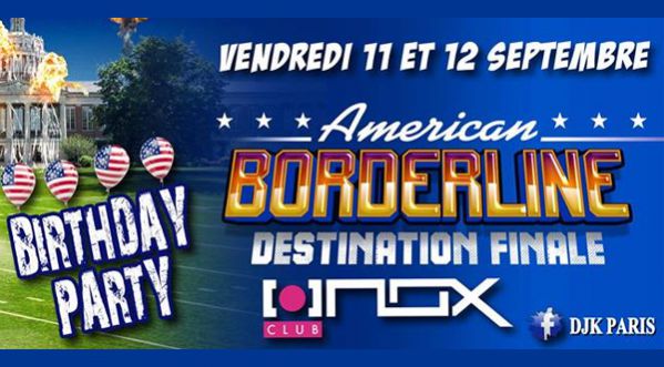 AMERICAN BORDERLINE à l’INOX club / VENDREDI 11 & SAMEDI 12 septembre