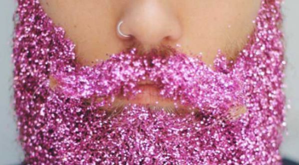 Tendance : Le glitter beards !