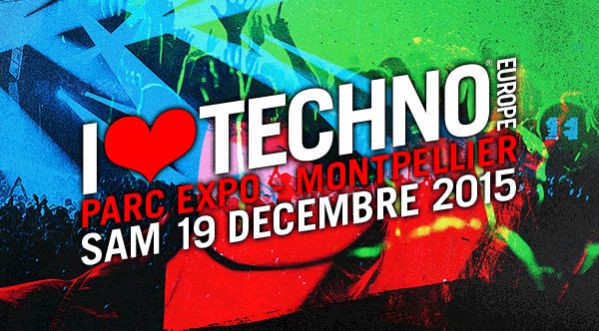 Découvrez l’édition I Love Techno Europe le samedi 19 décembre au Parc Expo de Montpellier