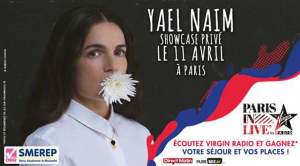 Paris In Live : Yaël Naïm le 11 Avril!
