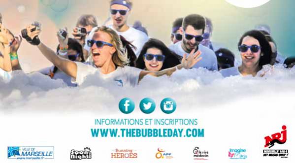 Découvrez The Bubble Day Marseille : le 5km le plus effervescent du monde !