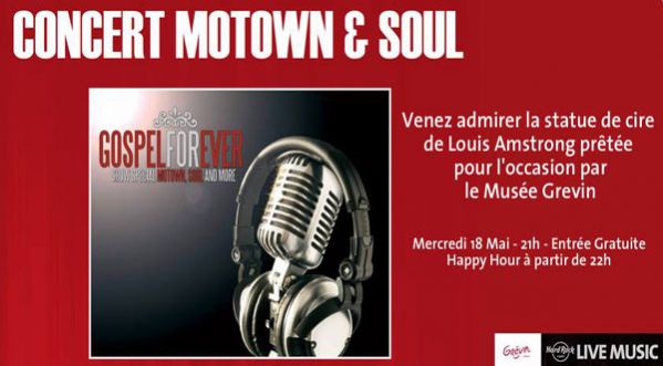 L’esprit Motown à l’honneur Mercredi 18 mai au Hard Rock Cafe Paris