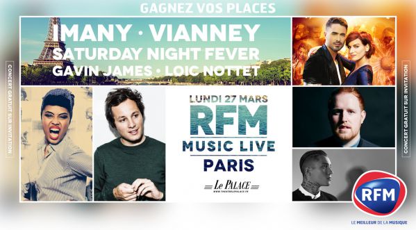 SoonNight t’invite au RFM Music Live à Paris
