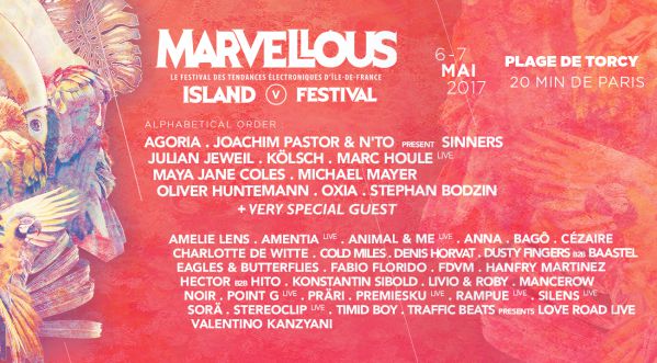 Le festival Marvellous Island revient pour une 5ème édition à la Plage de Torcy Le festival Marvellous Island revient pour une 5ème édition à la Plage de Torcy