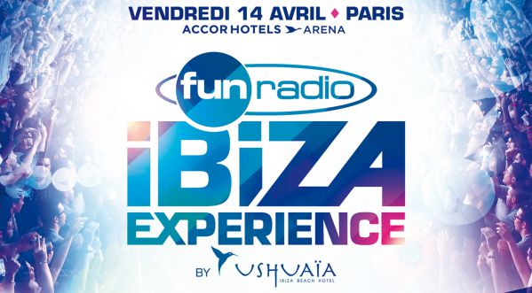 Participe au concours et gagne les dernières places pour Fun Radio Ibiza le 14/04 à AccorHotels Arena