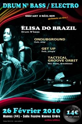 ELISA DO BRASIL +ONDUBGROUND + GET UP + TACTICAL GROOVE ORBIT + PILGRIM