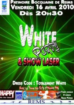 WHITE PARTY AND SHOW LASER