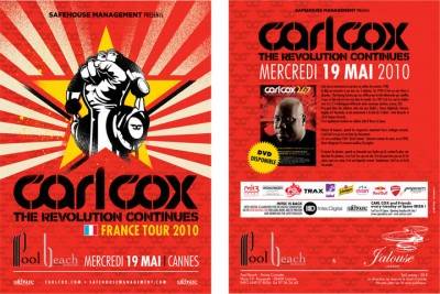 « CARL COX » THE REVOLUTION CONTINUES AT POOL BEACH CANNES
