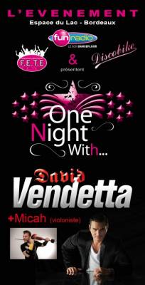 One Night With… David VENDETTA