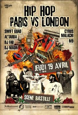 Paris VS London   CYRUS MALACHI – M9 – SWIFT GUAD – AL’TARBA – DJ NIX’ON – DJ FAB