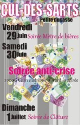 Soirée Anti-crise @ Cul-des-Sarts
