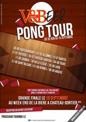V&Beer Pong Tour – Château Gontier