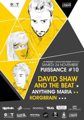 Puissance10 : David Shaw & The Beat, Korgbrain, Anything Maria