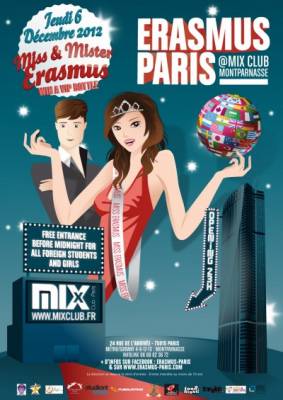 Erasmus Paris : Miss  & Mister Erasmus