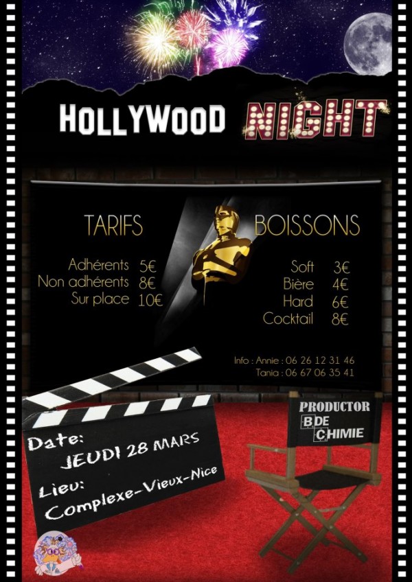 the HOLLYWOOD NIGHT!