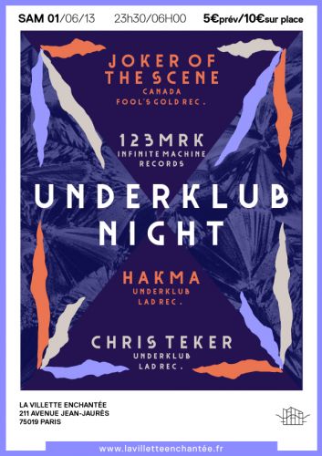 Underklub Night w/ Joker Of The Scene, 123MRK, Hakma & Chris Teker.