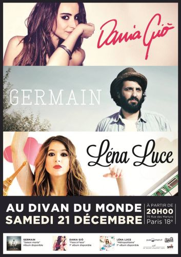 Concert : Lena Luce – Dania Gio – Germain