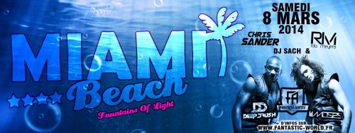 MIAMI BEACH ● • Fountains Of Light • ●