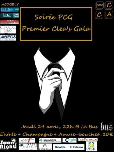 Soirée PCG – Premier Clea’s Gala