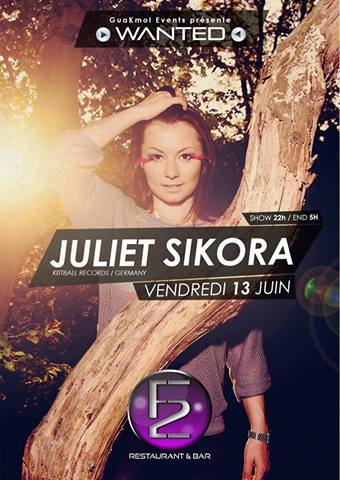 JULIET SIKORA @ F2 Bar (Saint-Etienne) // Vendredi 13 Juin 2014