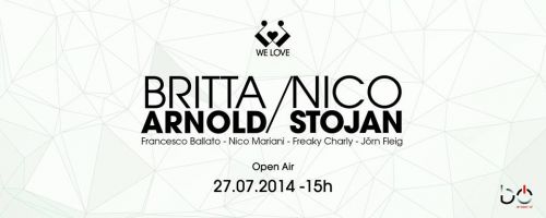 Nico Stojan & Britta Arnold @ We Love Sunday