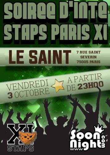Soirée d’intégration : STAPS PARIS XI