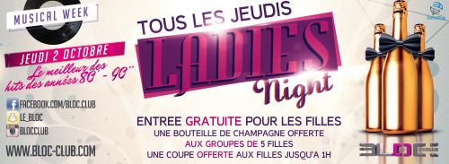 Ladies Night – 80′ – 90′ Hits !
