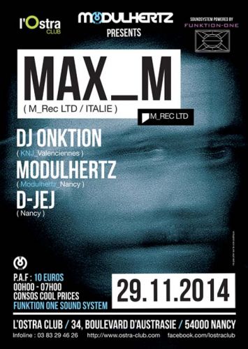 MODULHERTZ #2 w/ MAX_M (M_rec LTD) @ L’Ostra Club