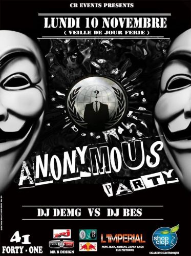 ANONYMOUS PARTY LH