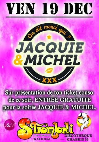 Demain, soirée Jacquie et Michel