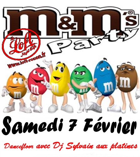 Méga M&M’s Party au Loft Rouen