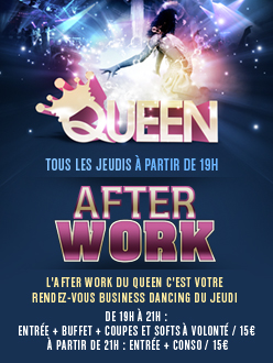 AFTERWORK @ QUEEN CLUB CHAMPS ELYSEES !