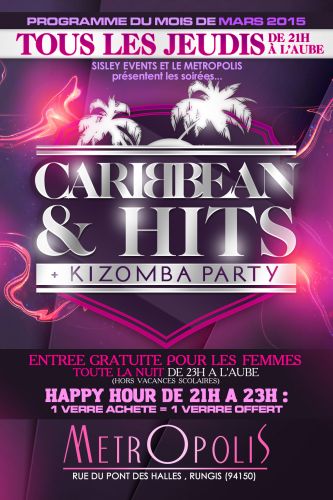 CARIBBEAN & HITS + KIZOMBA PARTY