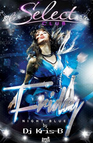 ★★ FRIDAY PARTY ( Night blue ) ★★