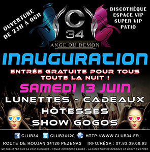 Inauguration Club 34