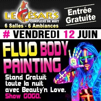 fluo body painting