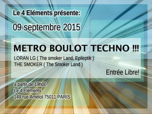 Metro, Boulot, Techno !!!