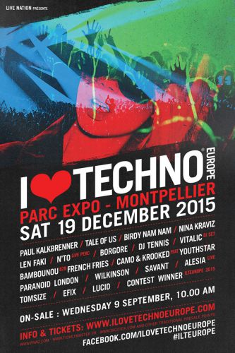 I Love Techno Europe 2015