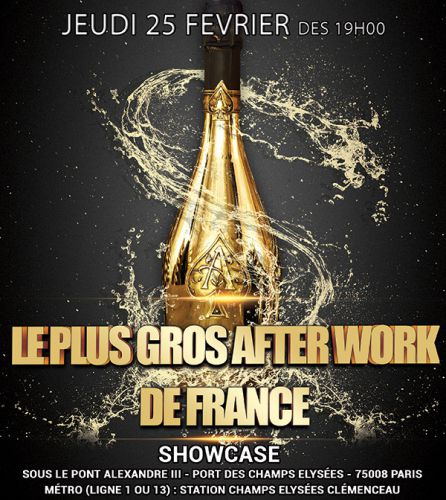 LE PLUS GROS AFTERWORK DE FRANCE (11eme edition) au SHOWCASE (DATE EXCEPTIONNELLE)