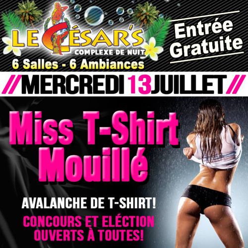Miss t-shirt mouillé