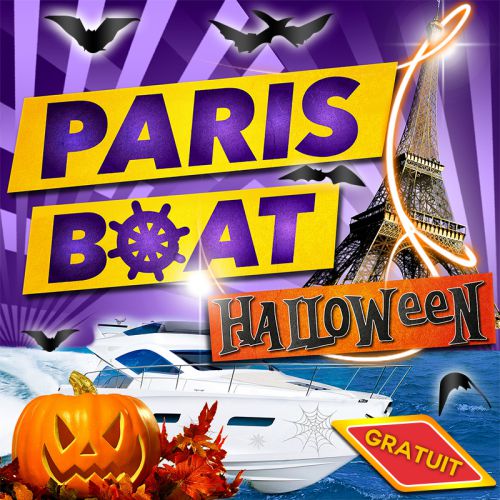Halloween Paris Boat