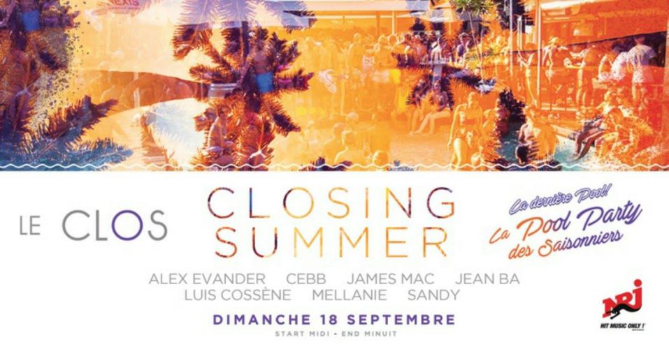 Closing Summer Pool Party