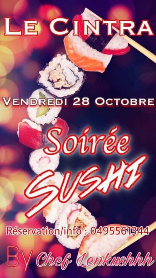 Soirée sushis by Le Cintra Ghisonaccia Brasserie
