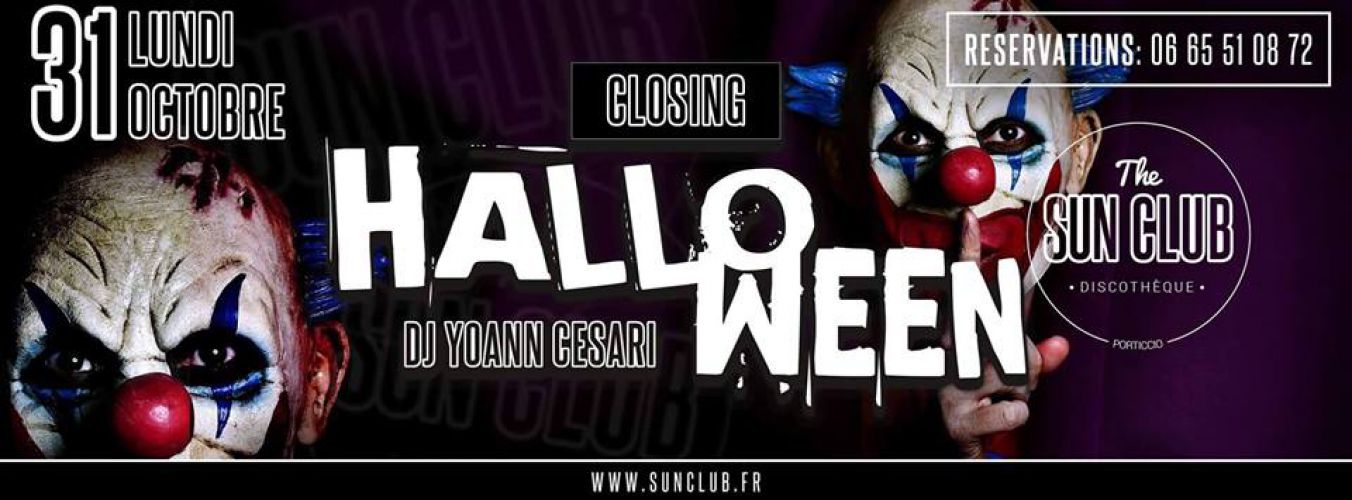 Halloween and Closing Party by Sun Club