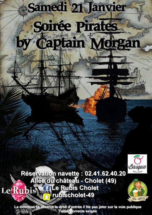 Soirée pirates by Captain Morgan